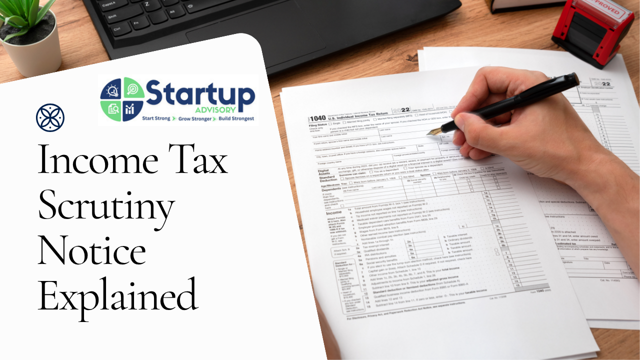 Income tax scrutiny notice under Section 143(2) for AY 2025-26 and the faceless assessment response process
